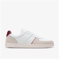 Clarks Mens Fosse Go White Trainers Synthetic Sports
