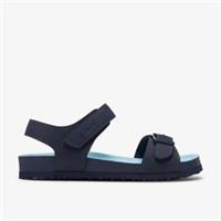 Clarks Boys,Girls,Kids Unisex Bali Free Kid Navy Flat Sandals Synthetic Casual