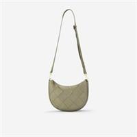 Clarks Womens Bea Woven Cross Sage Leather Cross Body Bag Leather Casual