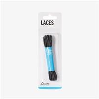 Clarks 75cm Round Lace Black Laces