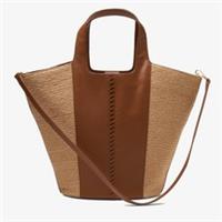 Clarks Womens Summery Large Tan Leather Shoulder Bag Leather