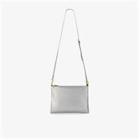 Clarks Womens Essential Pouch Silver Metallic Clutch Bag,Cross Body Bag