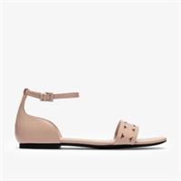Clarks Womens Kediri Part Praline Flat Sandals Synthetic Casual