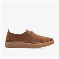 Clarks Mens Oakpark Lace Cola Suede Boat Shoes,Trainers Suede Casual