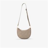Clarks Womens Bea Woven Cross Taupe Suede Cross Body Bag Leather Casual