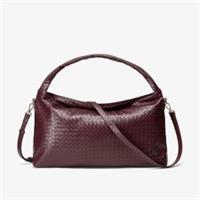 Clarks Womens Veya Woven Tote Burgundy Tote Bag Synthetic Casual