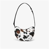 Clarks Womens Bay Slingbag Cow Print Cross Body Bag Textile Casual