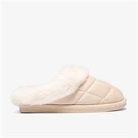 Clarks Womens Thalia Mule Sand Slippers Textile Casual