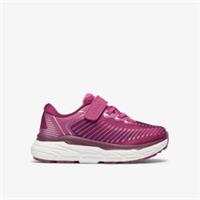 Clarks Girls Owen Jump Kid Burgundy Trainers Textile School