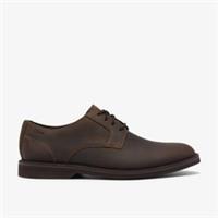 Clarks Mens Atticus LT Tie Beeswax Leather Derby Shoes,Lace Up Leather Casual