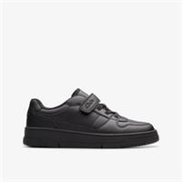 Clarks Boys,Girls,Kids Unisex Canyon Way Kid Black Trainers,School Shoes