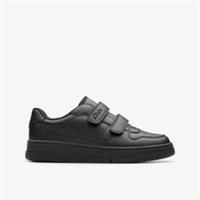 Clarks Boys,Girls,Kids Unisex Canyon Sky Kid Black Trainers,School Shoes