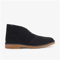 Clarks Mens Desert Boot EVO II Black Suede Desert Boots Suede Casual