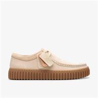Clarks Mens Torhill Lo Ecru Suede Moccasins Suede Casual