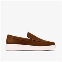 Clarks Mens Morford Lo Cola Suede Loafers Suede Casual