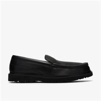 Clarks Mens Weltridge Step Black Loafers,Slip Ons Leather Casual