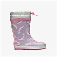 Clarks Girls Tarri Race Kid Lilac Wellies Synthetic Casual