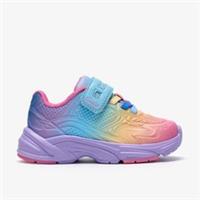 Clarks Girls Crafton Solo Toddler Purple Mutli Trainers Synthetic Casual