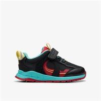 Clarks Boys Selva Hero Toddler Black Trainers,Riptape Textile Casual