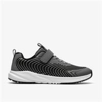 Clarks Boys Deyes Dash Youth Black/Grey Trainers Textile School