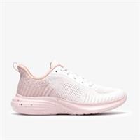 Clarks Womens Izza Knit Light Pink Combination Trainers Textile Sports