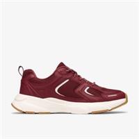 Clarks Womens Orsina Walk Burgundy Trainers Synthetic Sports