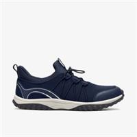 Clarks Womens Hemira Walk Navy Trainers Textile Sports