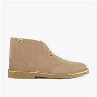 Clarks Womens Desert Boot EVO II Light Tan Suede Desert Boots Suede Casual