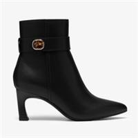 Clarks Womens Tammitha Nora Black Leather Ankle Boots Leather Smart