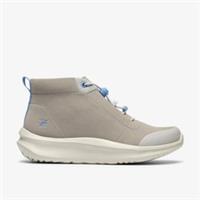 Clarks Womens Solevana Clara Light Grey Ankle Boots Textile Sports