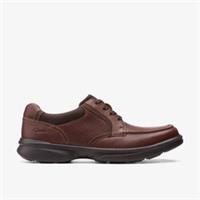 Clarks Mens Bradley Vibe Tan Tumbled Lace Up Leather Casual