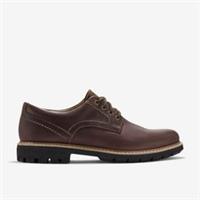 Clarks Mens Batcombe Hall Dark Brown Derby Shoe,Lace Up Leather Casual