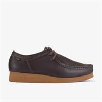 Clarks Mens Wallabee EVO II Brown Leather Wallabee Leather Casual