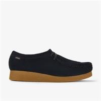 Clarks Mens Wallabee EVO II Black Suede Wallabee Suede Casual