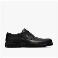 Clarks Mens Weltridge Derby Black Derby Shoes Leather Casual
