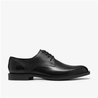 Clarks Mens Bathford Lace Black Leather Derby Shoes,Lace Up Leather Smart