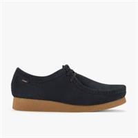 Clarks Womens Wallabee EVO II Black Suede Wallabee Suede Casual