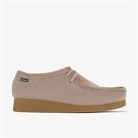 Clarks Womens Wallabee EVO II Pebble Suede Wallabee Suede Casual