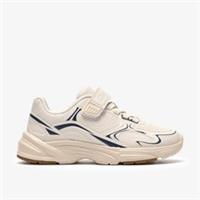 Clarks Boys,Girls,Kids Unisex Crafton Solo Kid Beige Combination Trainers