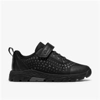 Clarks Boys,Girls,Kids Unisex Steggy 2 Stomp Kid Black Trainers,School Shoes
