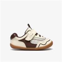 Clarks Boys,Girls,Kids Unisex Roamer Orb Toddler Beige Pre Walker,Riptape