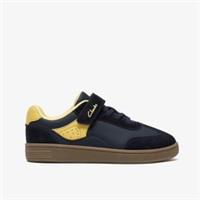 Clarks Boys,Girls,Kids Unisex Tavian City Kid Navy Trainers Synthetic Casual