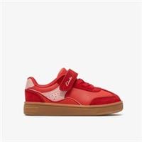 Clarks Boys,Girls,Kids Unisex Tavian City Toddler Red Trainers Synthetic Casual