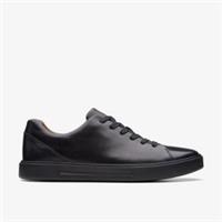 Clarks Mens Un Costa Lace Black Trainers Leather Sports