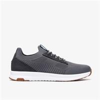 Clarks Mens Cellan Lace Dark Grey Trainers Textile Sports