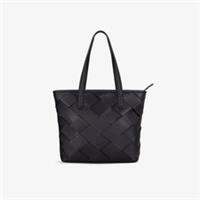 Clarks Womens Etta Woven Tote Black Leather Shoulder Bags,Tote Bag Leather