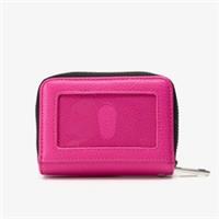 Clarks Womens Paige Card Case Pink Purses Synthetic Casual