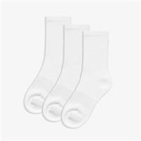 Clarks Boys,Girls,Kids Unisex School Socks Infant Size 9-12 White Socks Textile