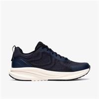 Clarks Mens Bolham Lace Navy Knit Trainers Textile Sports