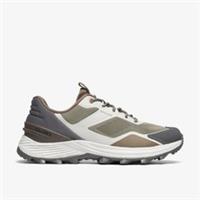 Clarks Mens Stanway Lo Brown Combination Trainers Textile Sports
